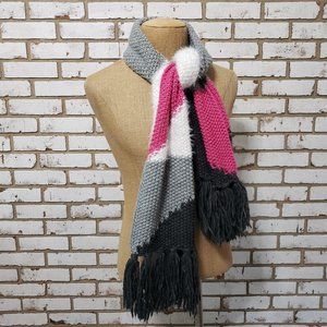 Juicy Couture Multicolor Winter Fringe Scarf